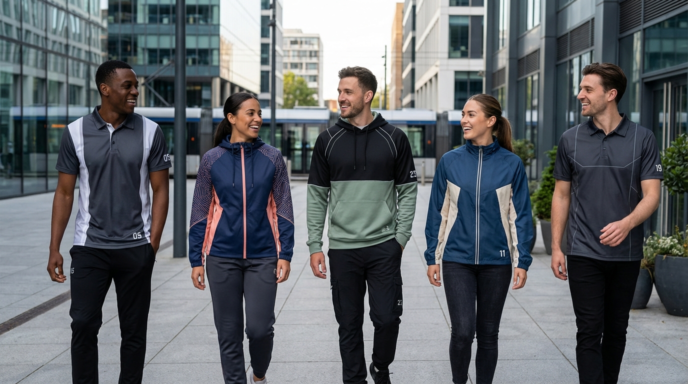 Tenues sportives corporate personnalisees FLARE CUSTOM