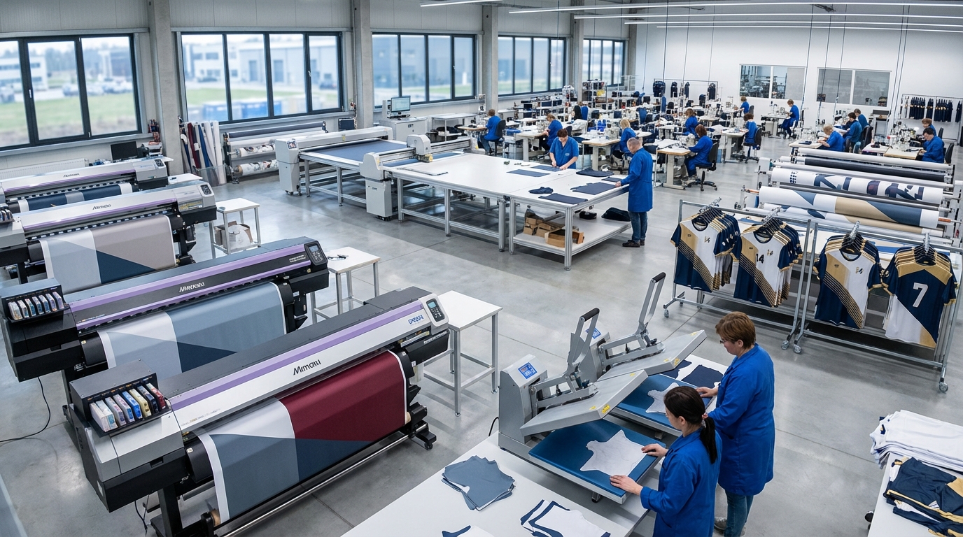 Production petite quantité équipements sportifs personnalisés FLARE CUSTOM